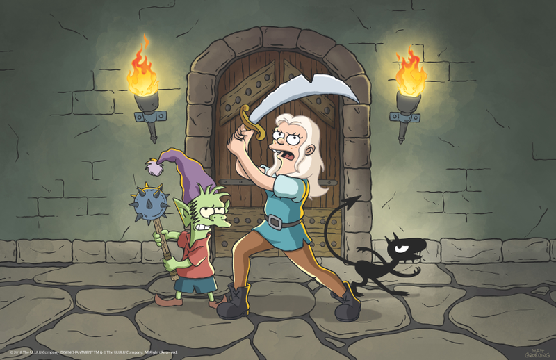 Illustration for article titled Here's Your First Look at Matt Groening's New Netflix Animated Series, Disenchantment